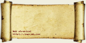 Isidora Dobranović vizit kartica